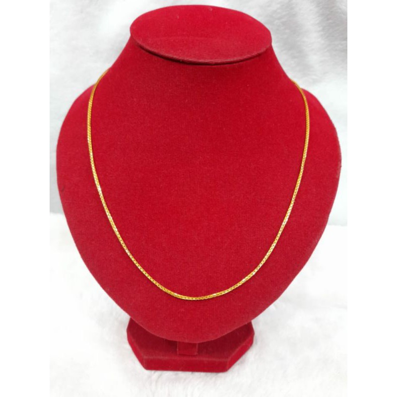 KL236J394J kalung emas model italy emas kuning asli berat 3.850 panjang 49cm kadar 70% 16k tok 700