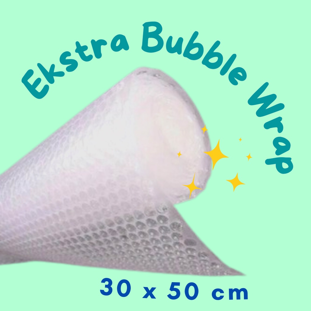 

Extra Packing Bubble Wrap Tambahan Packing Paket (1 lembar = 30x50 cm)