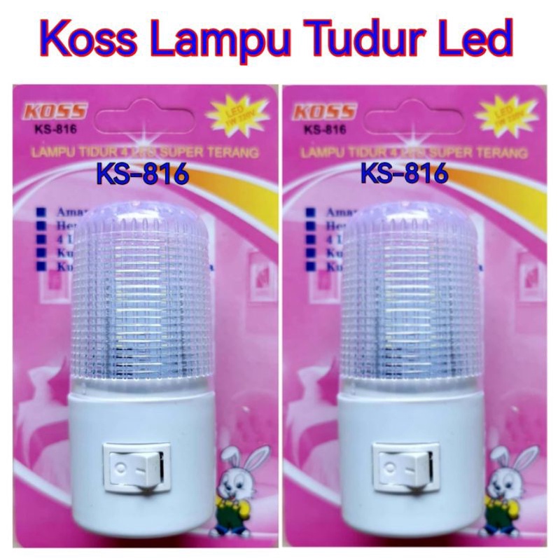 Koss Lampu Tidur Kapsul Pertomax Bulat