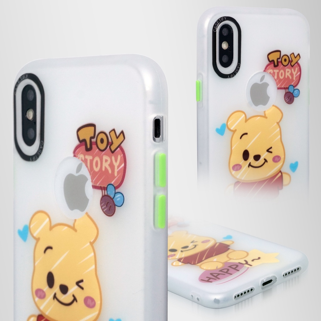 Casing Silikon iPhone 7G+/ 8G+ | XR | XS Max | X/ XS | 11 Pro 5.8 2019 Soft Case Motif Pelindung Lensa