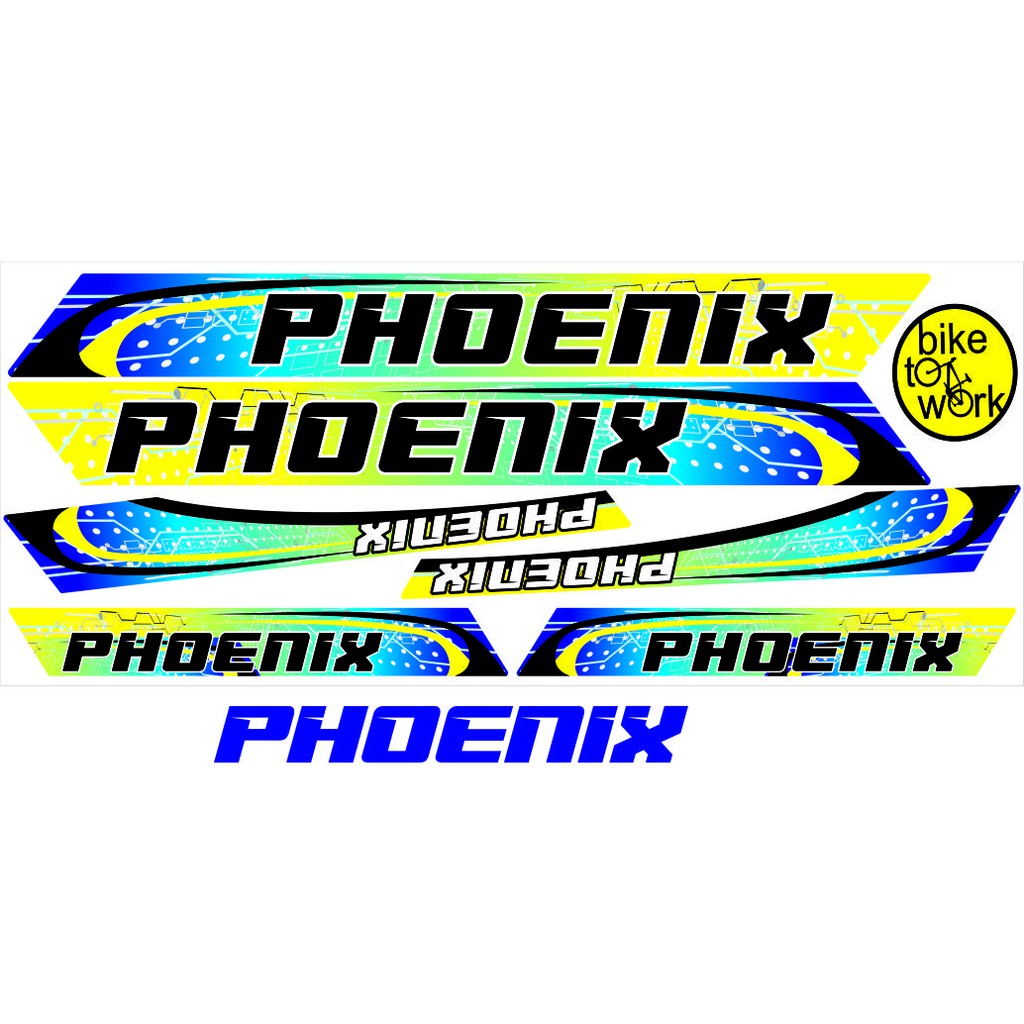 STICKER ALL SEPEDA PHOENIX STIKER DECAL MTB STRIPING
