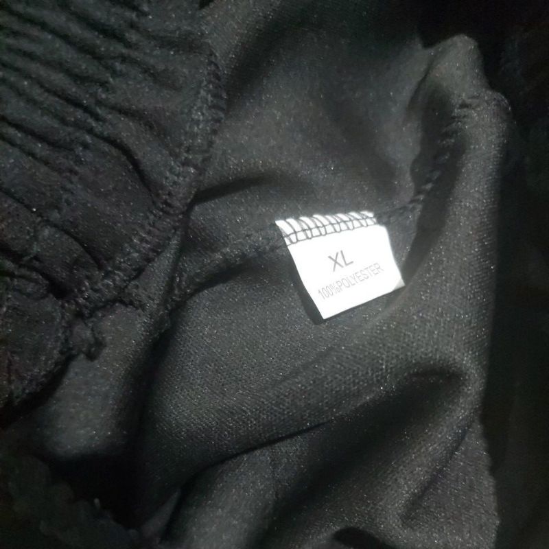 CELANA POLOS WANITA HITAM TALI SERUT L sampai 7xl IMPORT TERBARU  BAHAN STRETT not kotak salur