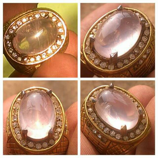BIG SIZENATURAL KECUBUNG MAWAR STAR ROSE QUARTZ NO TREATMENT 100% ASLI ALAM