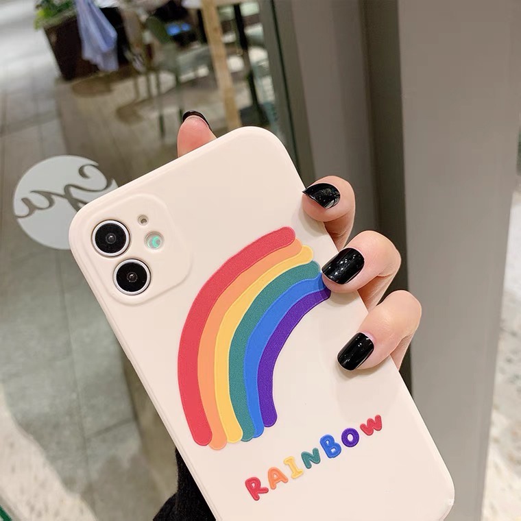 [TPC] Soft Case SAMSUNG Full Cover A10 A10S A20 A30 A30S A50 J2 J7 PRIME SS027 Casing HP Rainbow Pelangi Phone Case