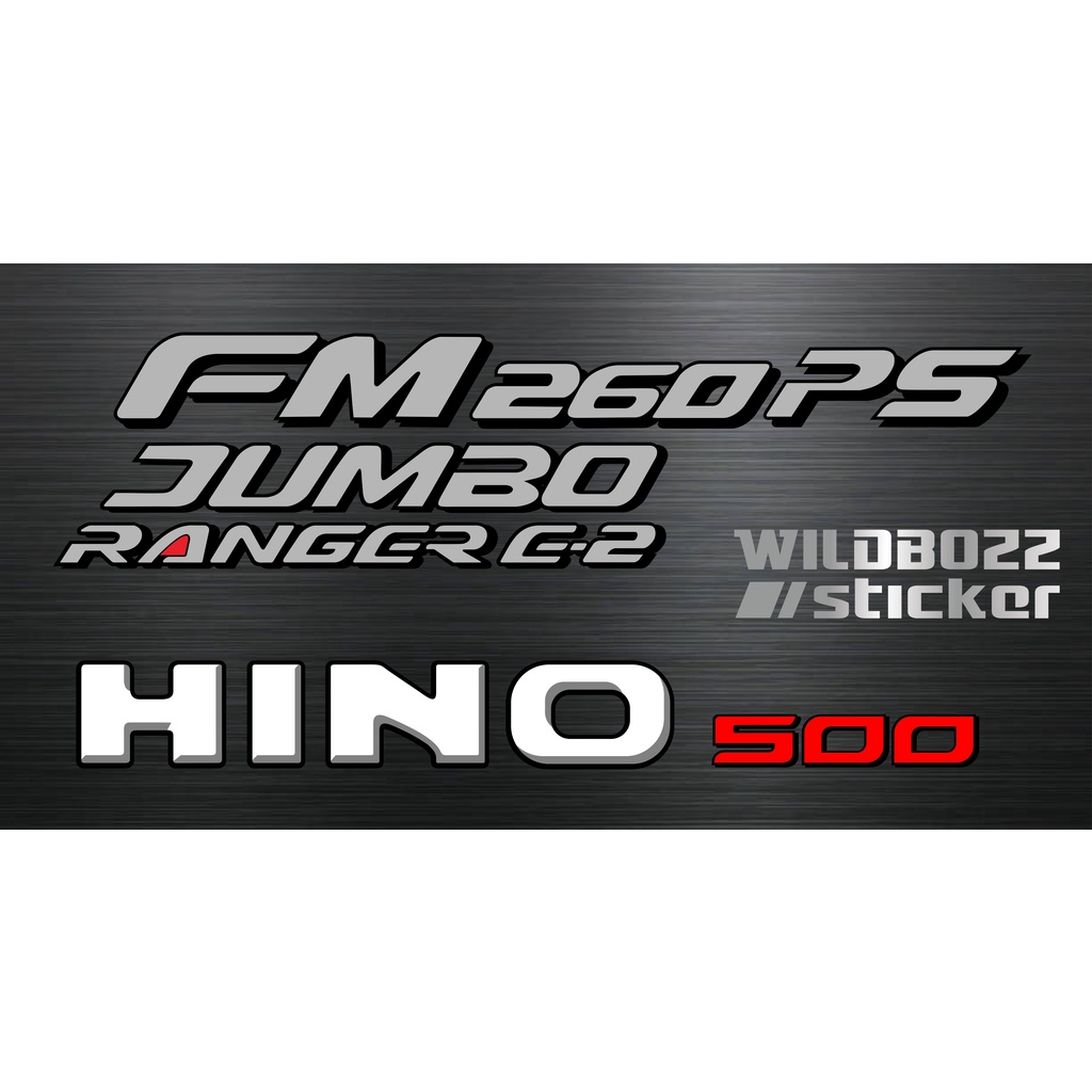 sticker hino 500 seri FM 260 PS