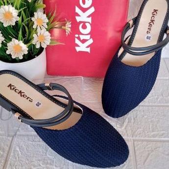 Termurah Terbaru Sandal Slop Wanita Kickers / Sendal Slop Rajut Wanita / Bustong Wanita Kickers