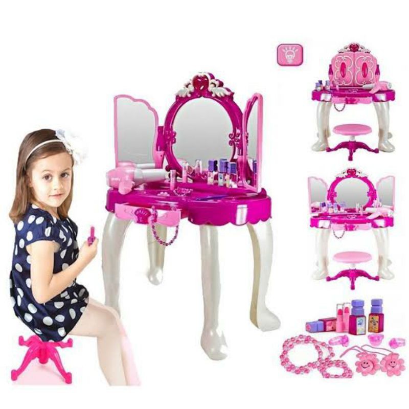 RESTOCK MEJA RIAS ANAK GLAMOR MIRROR WITH REMOTE - 661-20