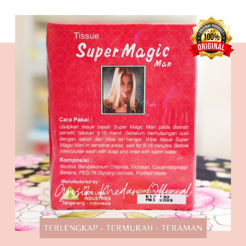 TISSUE SUPER MAGIC MAN TISU MEJIK POWER