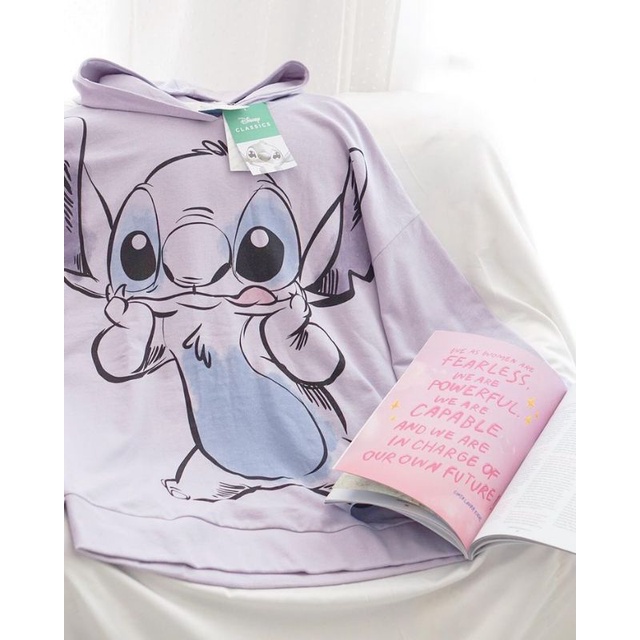 HOODIE LILO & STITCH LILAC BY PULL N BE4R