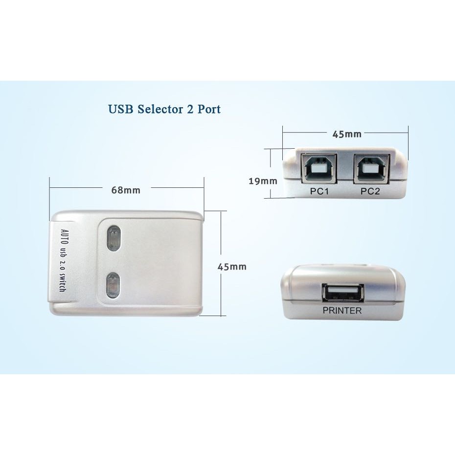 Auto Switch Printer USB 2 Port