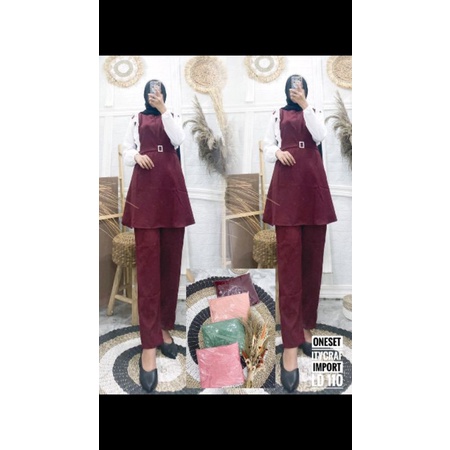 Setelan shakila import , setelan atasan dan celana , setelan wanita