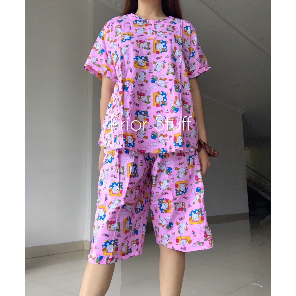 Baju Tidur Merlin BD Dewasa Motif Lucu