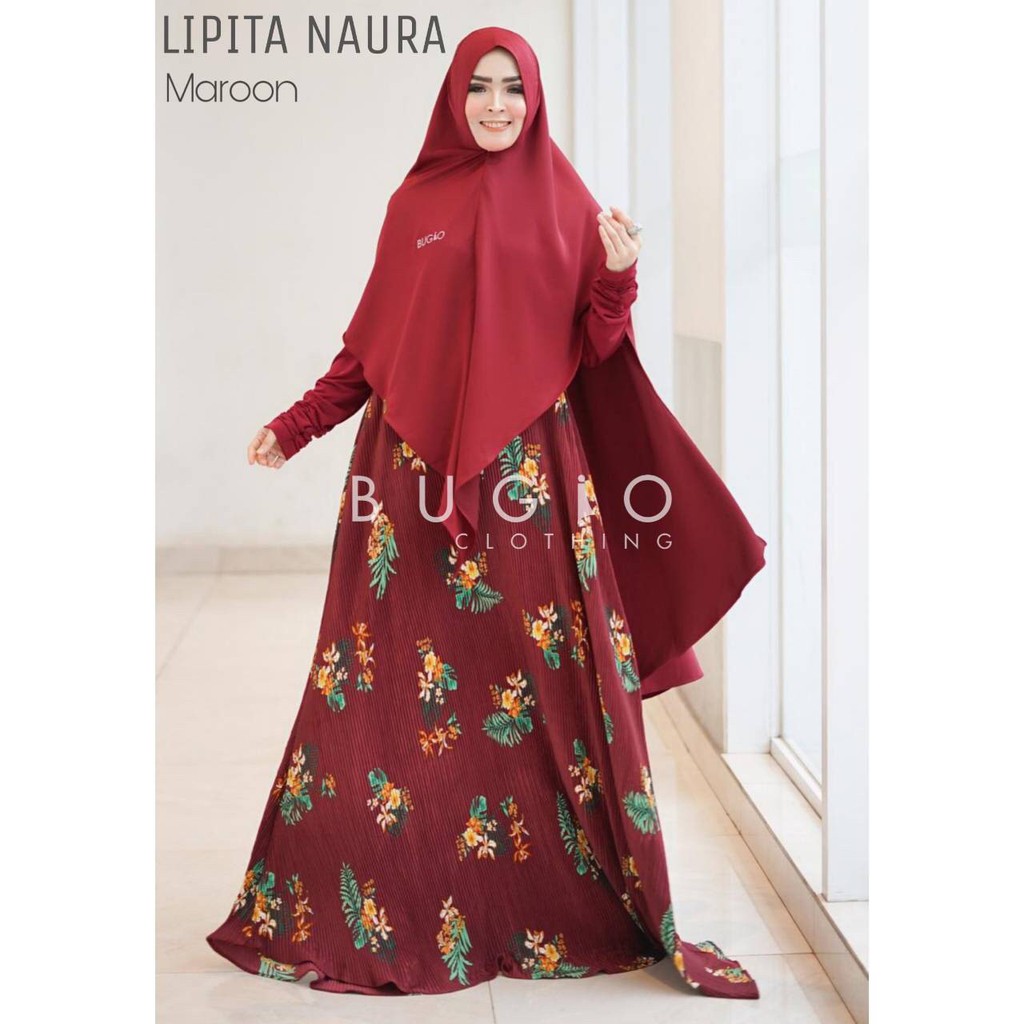 Gamis Lipita Bugio Clothing - Gamis Syari Busui
