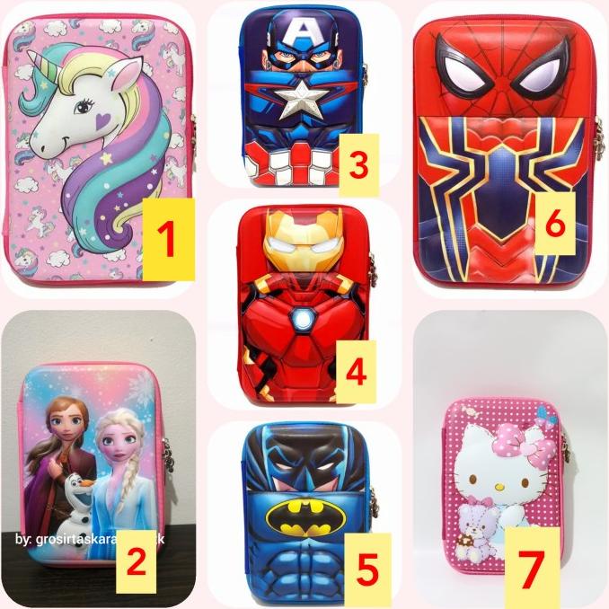 

Tempat Pensil Anak LOL Unicorn Kitty Kotak Pensil Hardcase Import Lucu