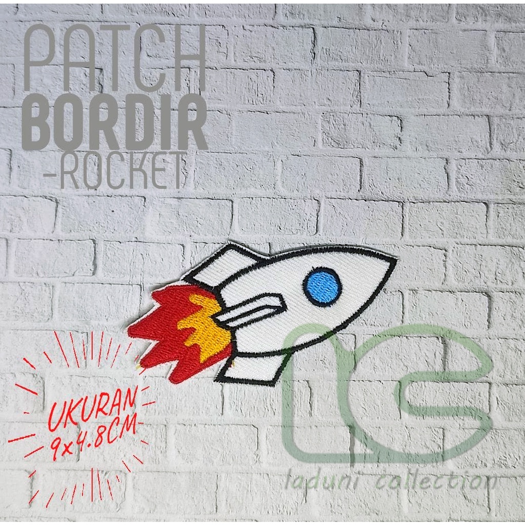 PATCH BORDIR ROCKET / PATCH BORDIR TEMPEL / PATCH ROKET SETRIKA