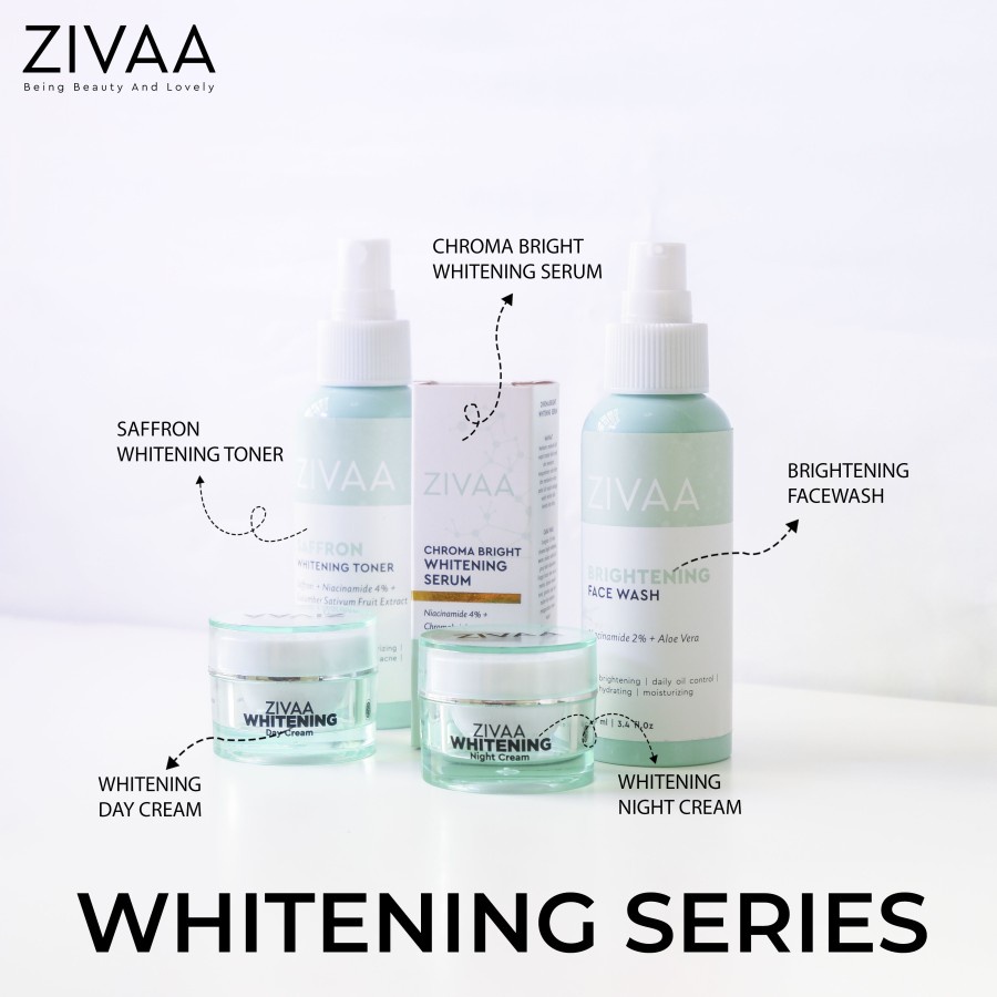 ZIVAA Skincare Brightening Paket Wajah &amp; Serum ori