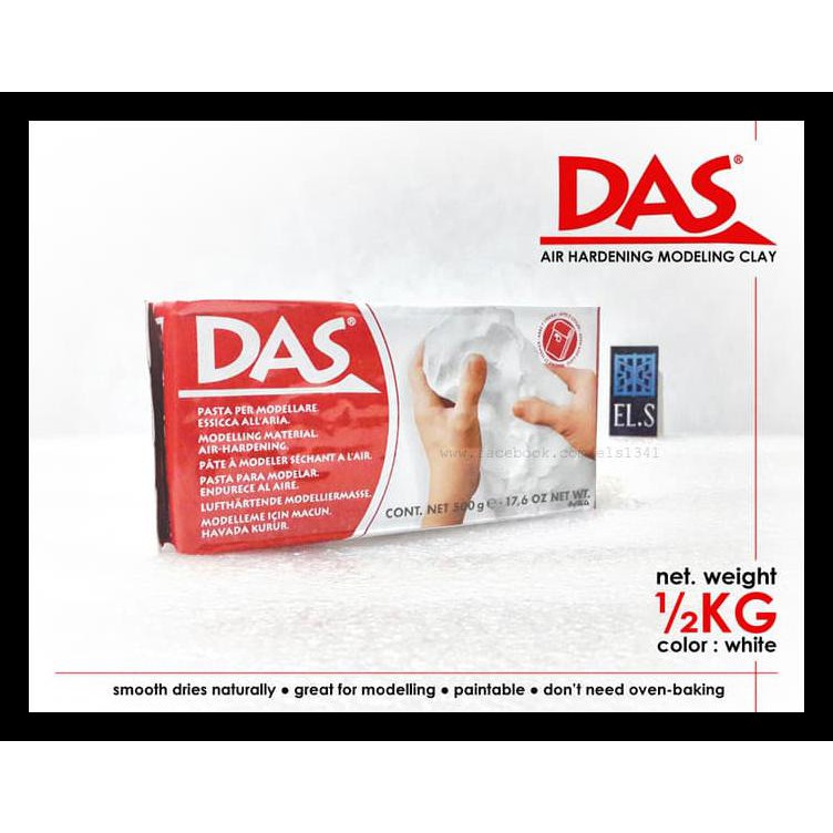

DAS Air Drying Modelling Clay White 500 gr GRATIS ONGKIR
