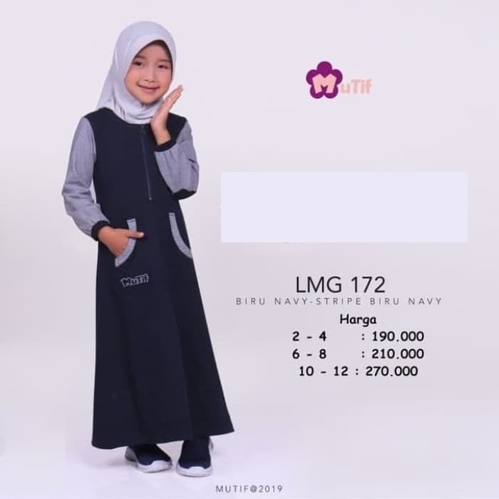 LMG 172 GAMIS  ANAK MUTIF SARIMBIT Kaos  Combed  20s FASHION 