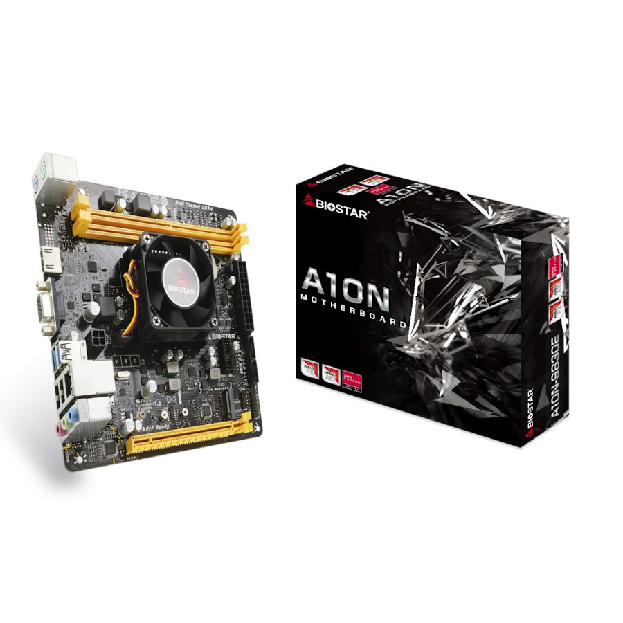 Biostar A10n 90e Amd On Board Fx 90p Ddr4 Mini Itx Motherboard Shopee Indonesia