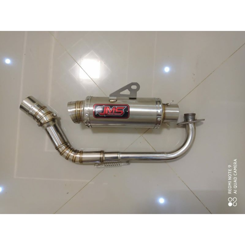 Knalpot Racing JMS NMAX. Knalpot NMAX Knalpot Motor Racing NMAX. Knapot Racing Matic