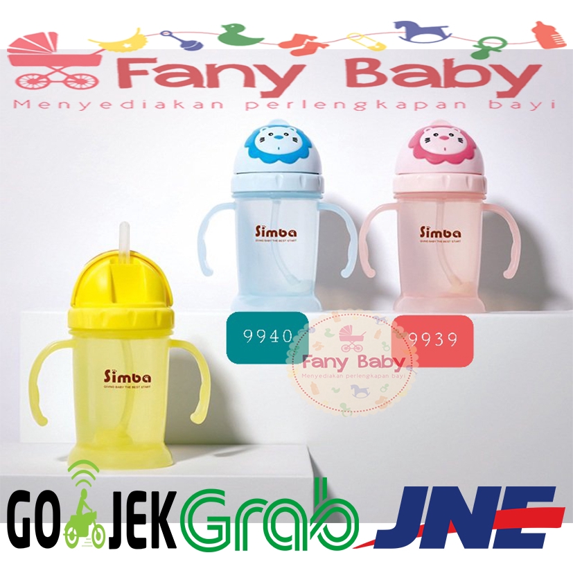 Simba Flip-iT Training Cup Straw 240ml / Botol Sedotan Bayi