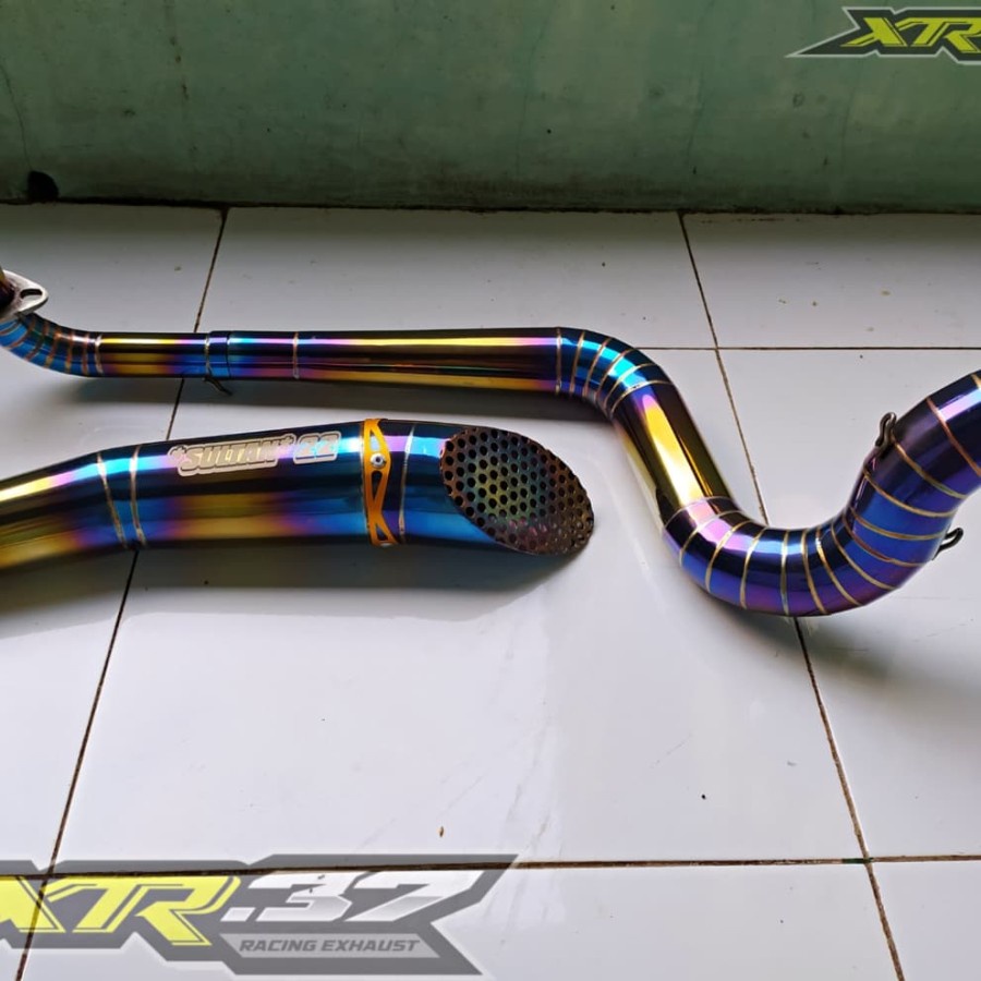 KNALPOT KIDAL COBRA R9 WAVE125-VEGA R-C70-MX OLD-REVO-BLADE BLUEMON BERKUALITAS