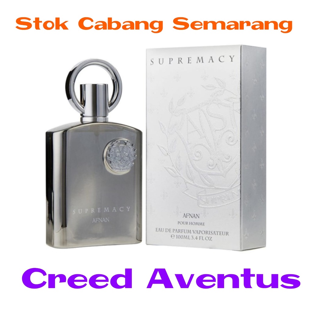 Afnan Supremacy Silver For Men Edp 100ml-Creed Aventus Killer