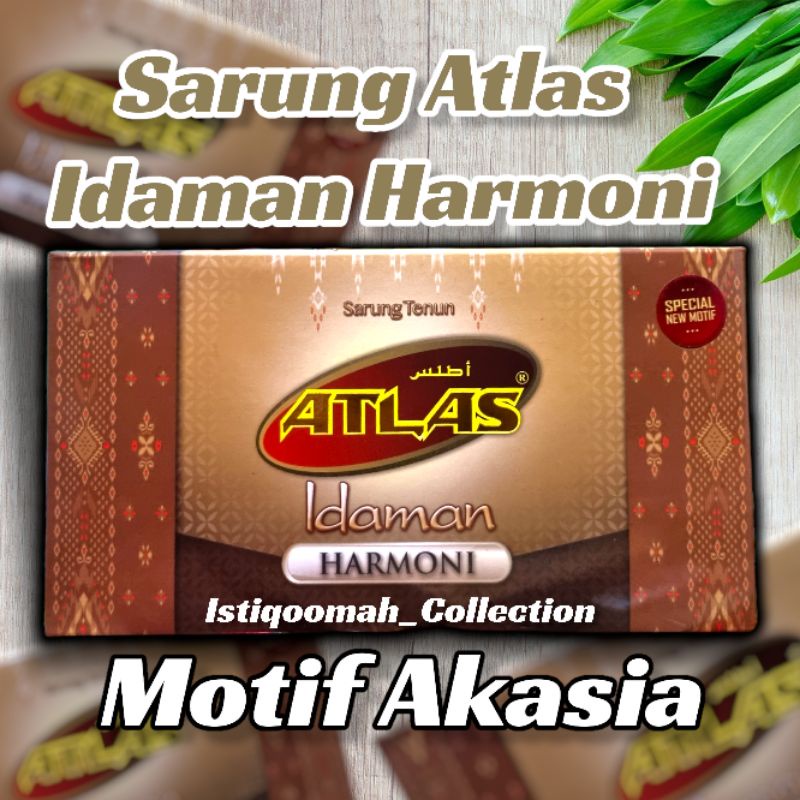 Sarung Atlas Idaman Harmoni Gold Akasia Motif BHS SIF dan BHS SGF