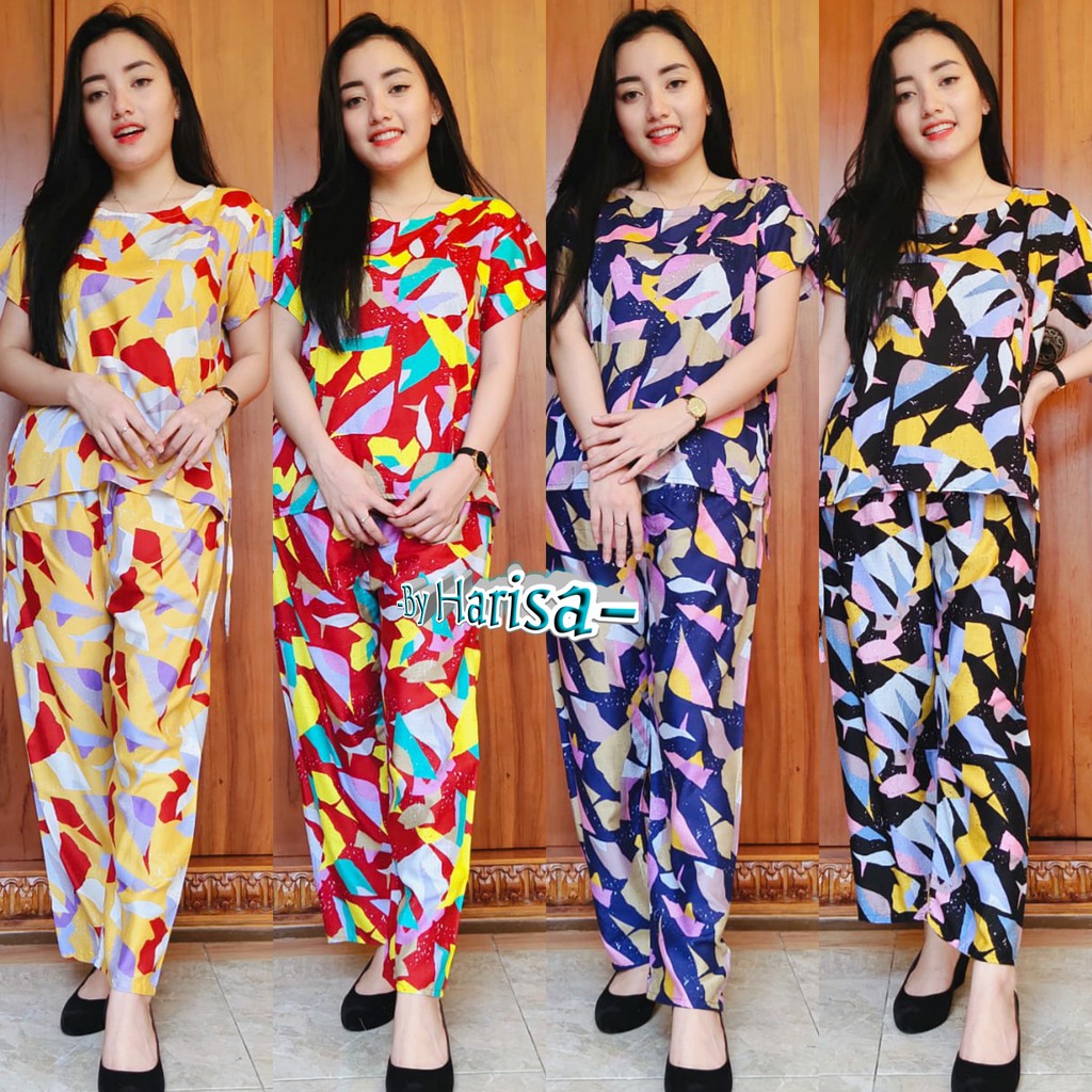 Piyama Abstrak Rayon Super 02