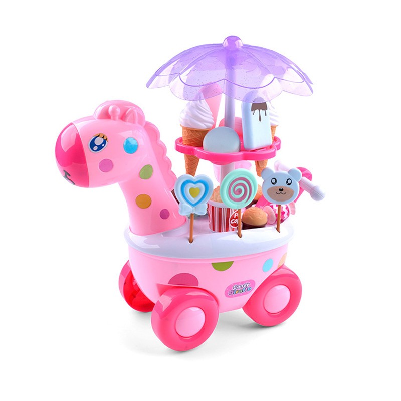 children's play riding horse