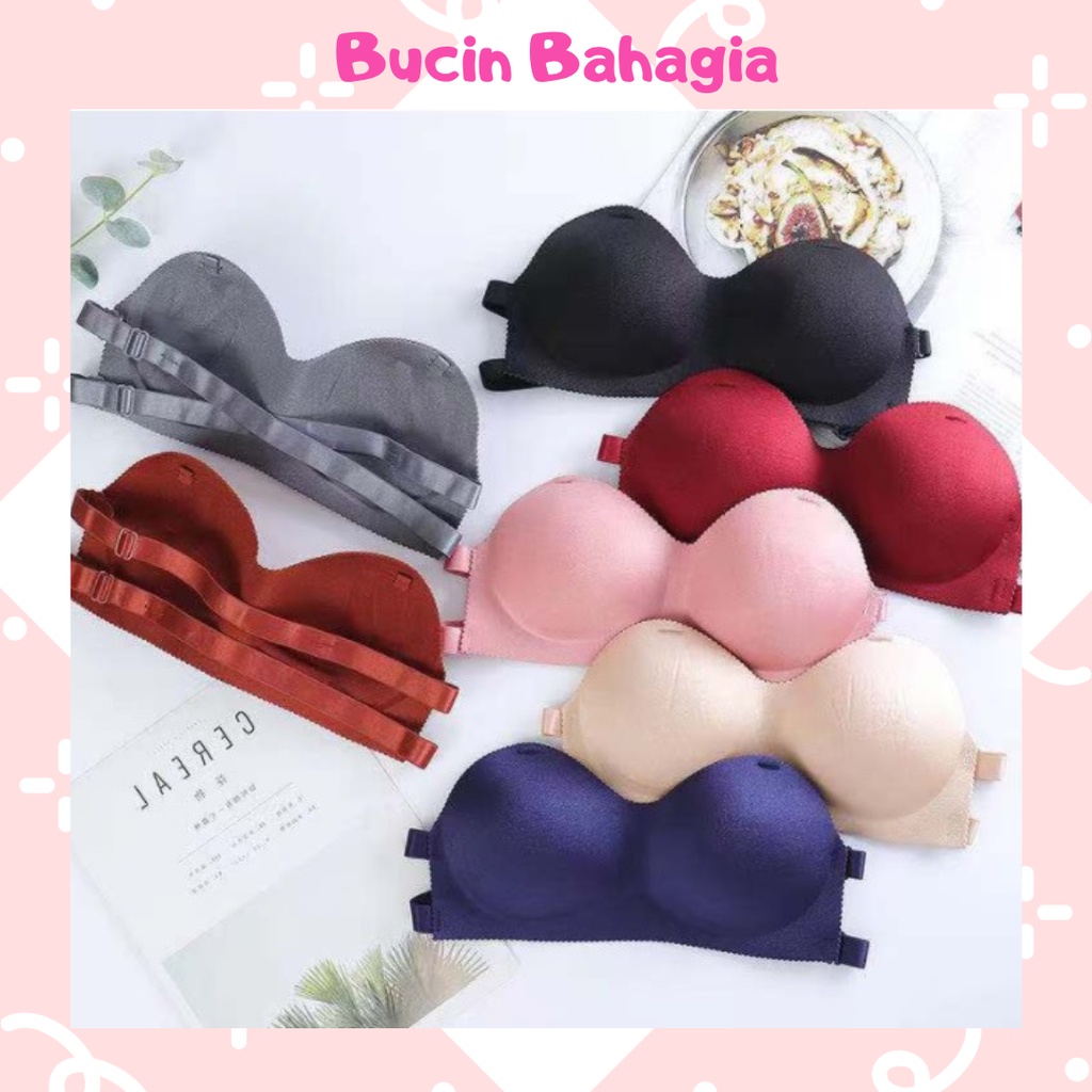 BH Wanita Bra push-up Tanpa Tali Sexy Zimbabwe style BH11