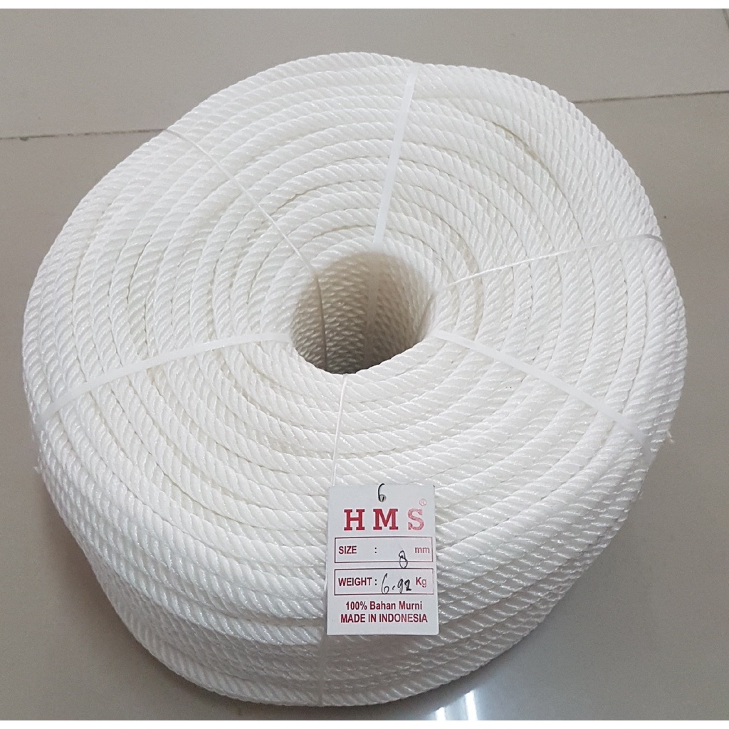 

TALI TAMBANG PLASTIK 8MM (METERAN PER 1 METER) TALI TAMBANG