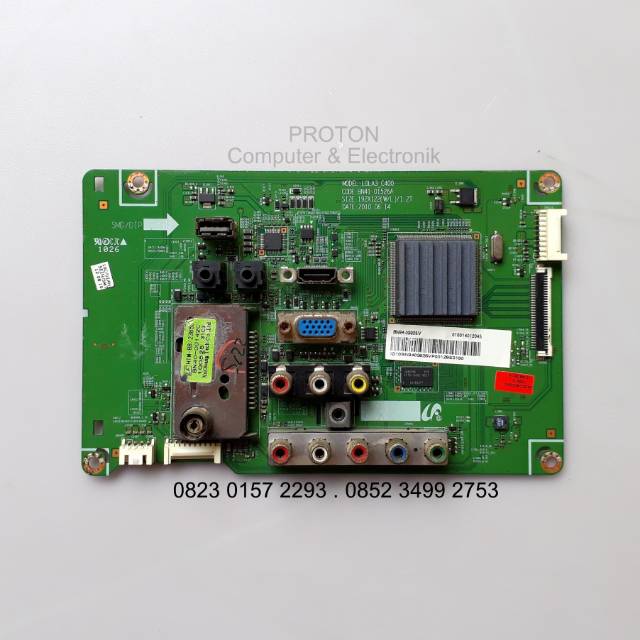 Mainboard LCD TV Samsung LA32C400 LA32C400E4 LA32C400E4XXV Mesin Matherboard BN41-01526A PCB Mobo BN