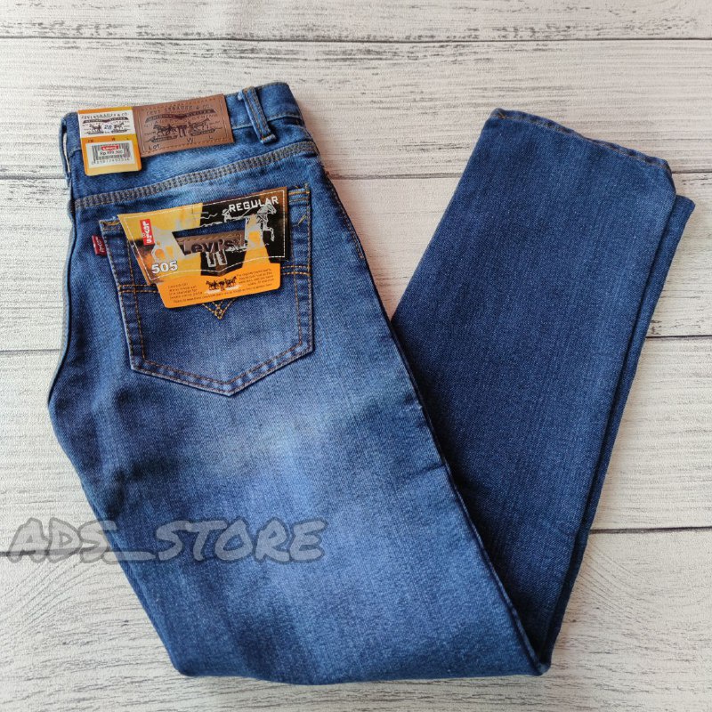 Celana Jeans Panjang Pria Standart Reguler Premium 27-38