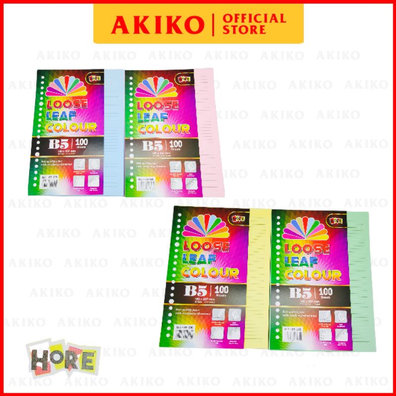 

B5 100 Lembar Loose Leaf Colour