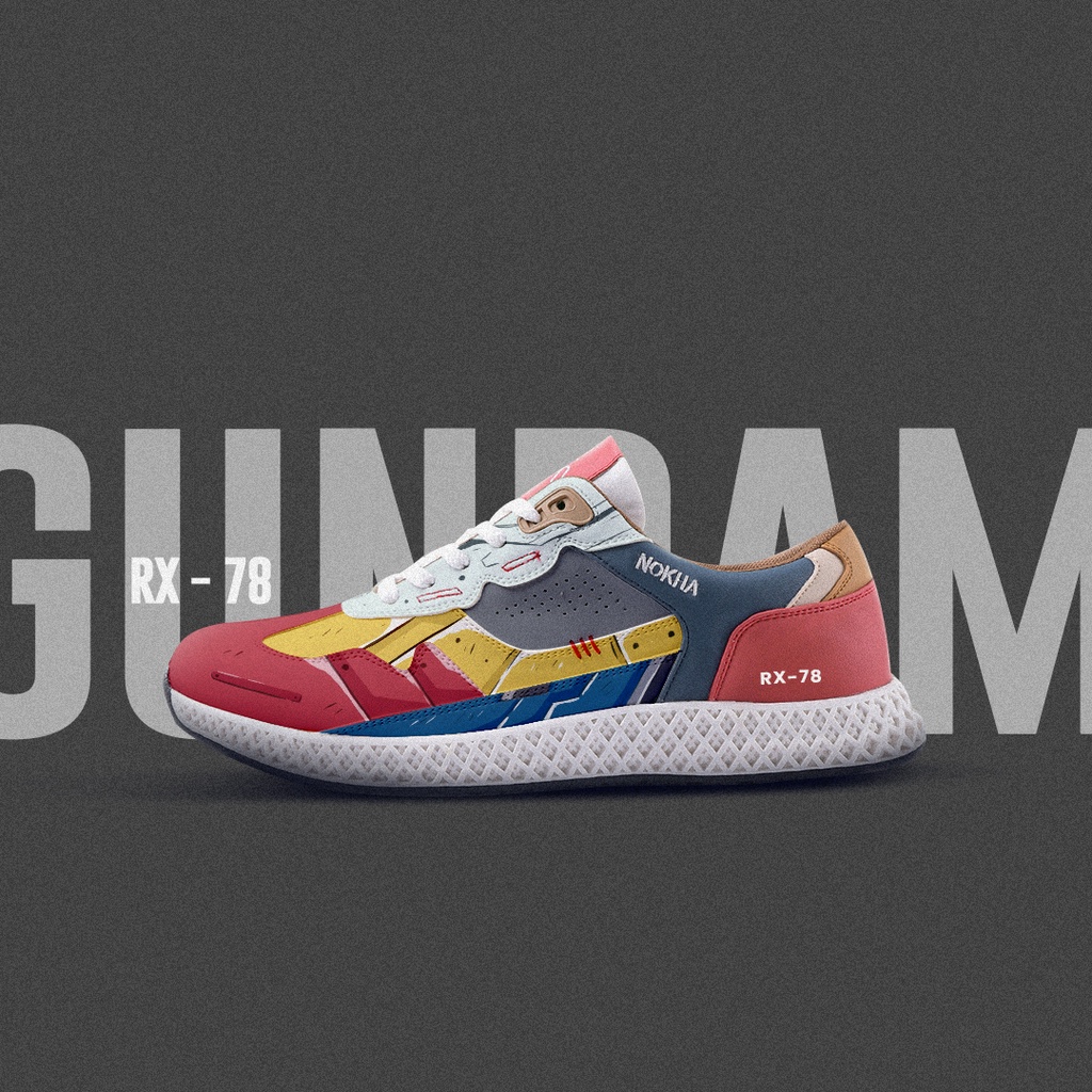 SEPATU NOKHA GUNDAM RX - 78 CUSTOMIZE