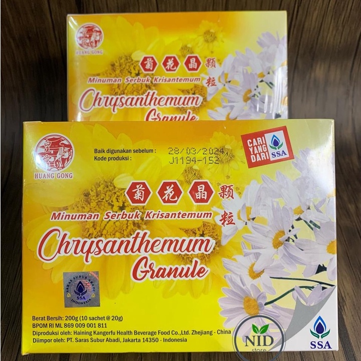 CHRYSANTHEMUM GRANULE SSA TEH KEMBANG SSA / Ciwacing / Teh Bunga / Serbuk Ciwacing