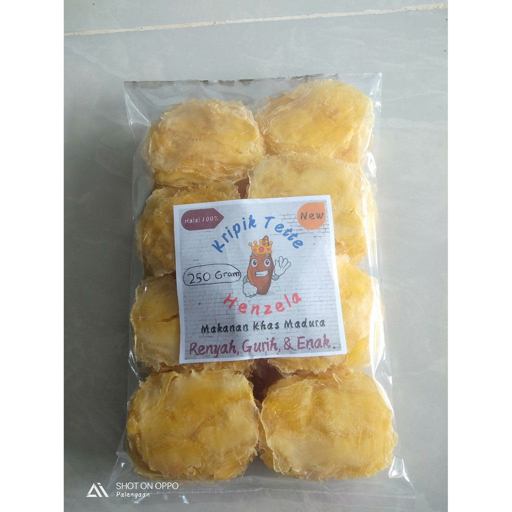 

Keripik Tette / Keripik Singkong Khas Madura 250 gr