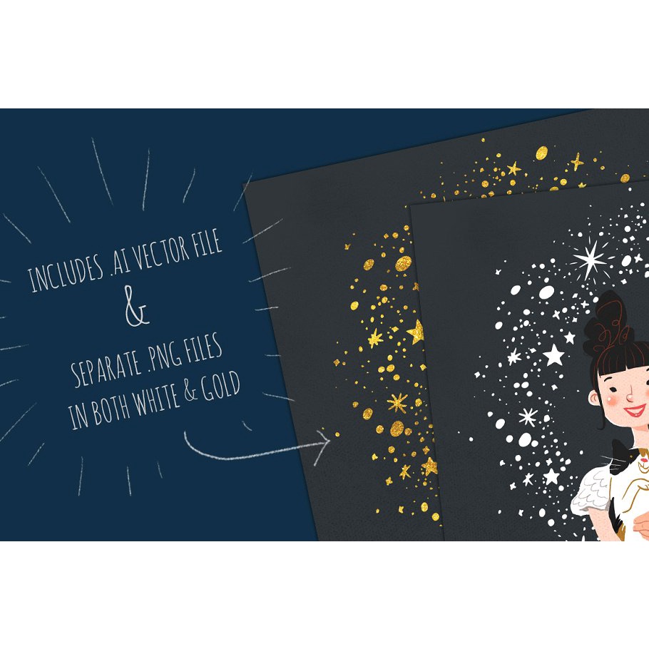 Made Of Stars Stellar Assets Pack - Vector Designs