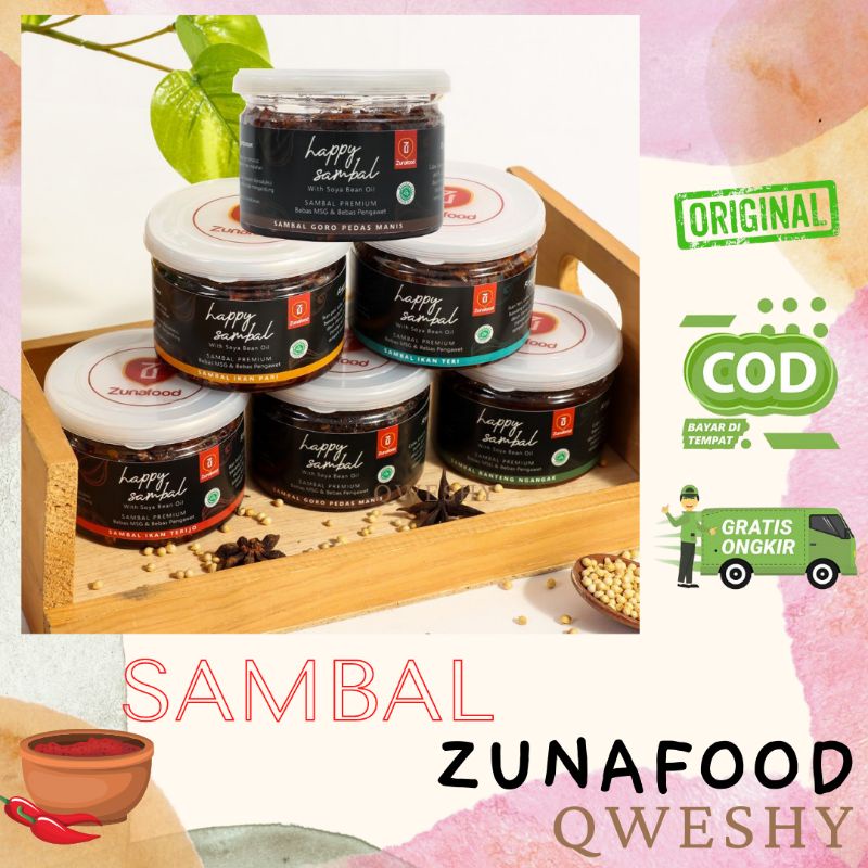 

SAMBAL DIET ZUNAFOOD (BEBAS LEMAK, NON MSG)