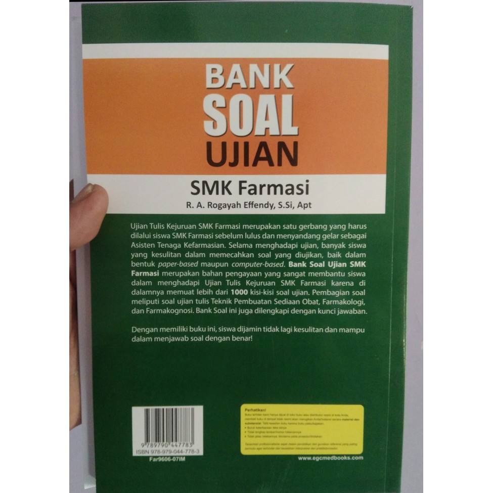 Bank Soal Ujian Plus Kunci Jawaban Untuk Smk Farmasi Original Shopee Indonesia