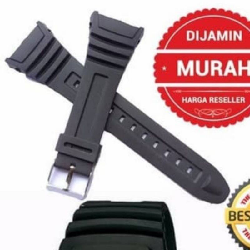 STRAP TALI JAM TANGAN CASIO W-96H W96-H W96H W 96 H RUBBER TALI W-96H