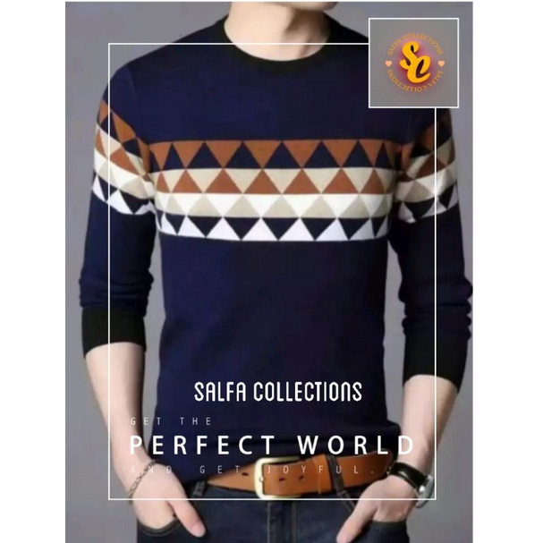 switer rajut cewe/cowo diamond korean style salfa collections