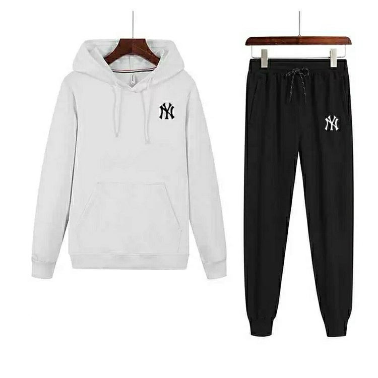 KIYOWO-Setelan Pakaian Pria Baju Sweater NY Bordir dan Celana Jogger Panjang Premium Original Pria