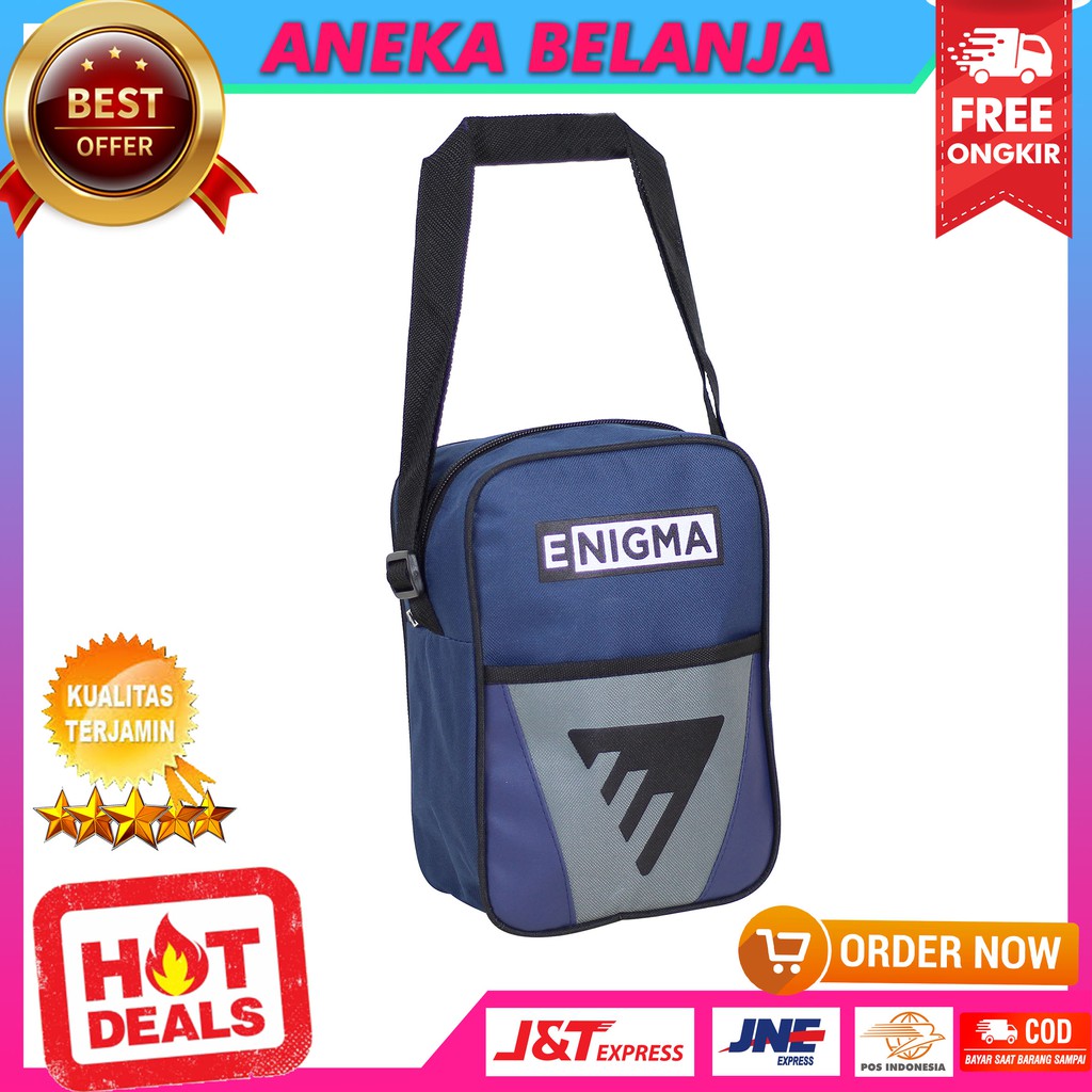 Stock Terbatas Tas Selempang Khusus Cowok Model Enigma Terbaru Stylish Tas Hangout Simpel Ekonomis