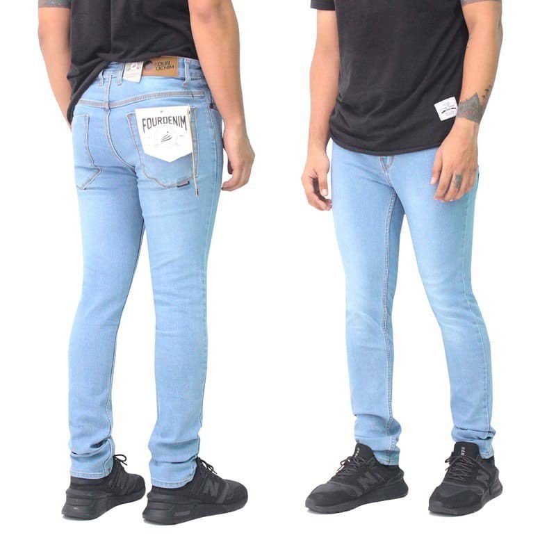 celana jeans pria original fourdenim /celana jeans Streacth big size pria/celana distro