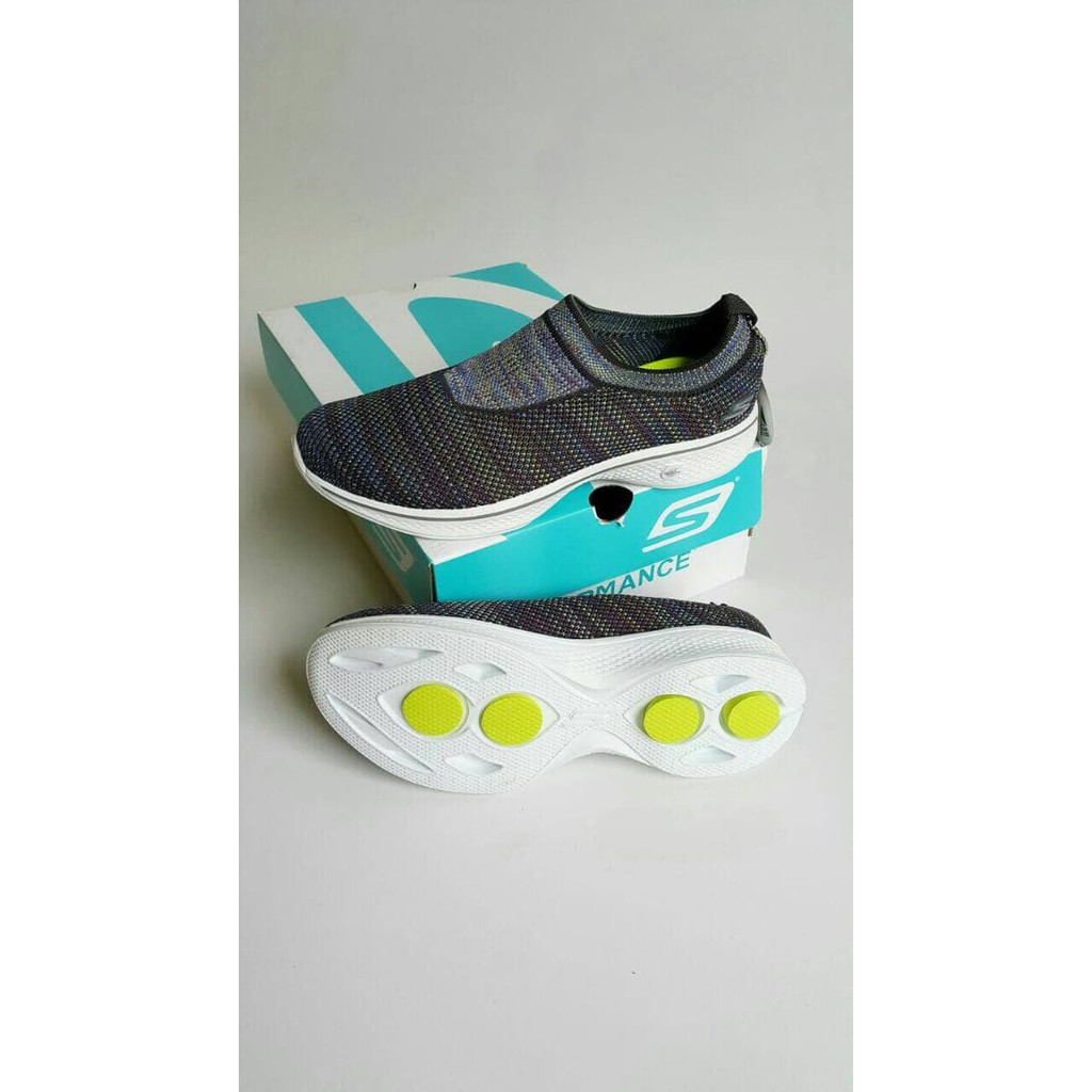Slip On Slip On Wanita Import H76U7  Sepatu  / Skecher / Sketchers / Skecher Gowalk 4 Ability Women