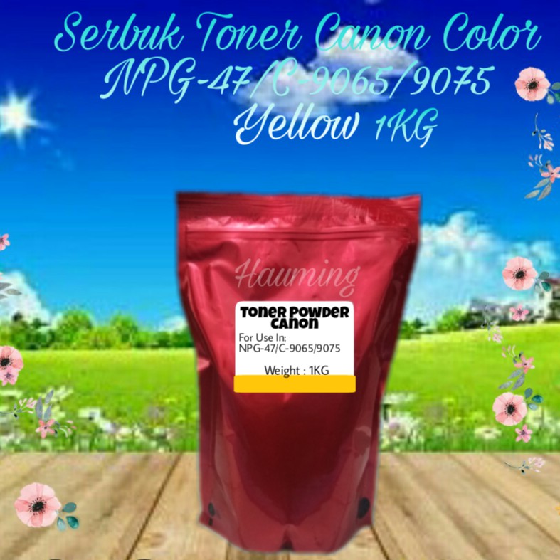 Serbuk Toner Canon Advance IR ADV NPG47 NPG-47 C9065 C9075 C-9065 9075 IRC9065 IRC9075 Yellow 1kg