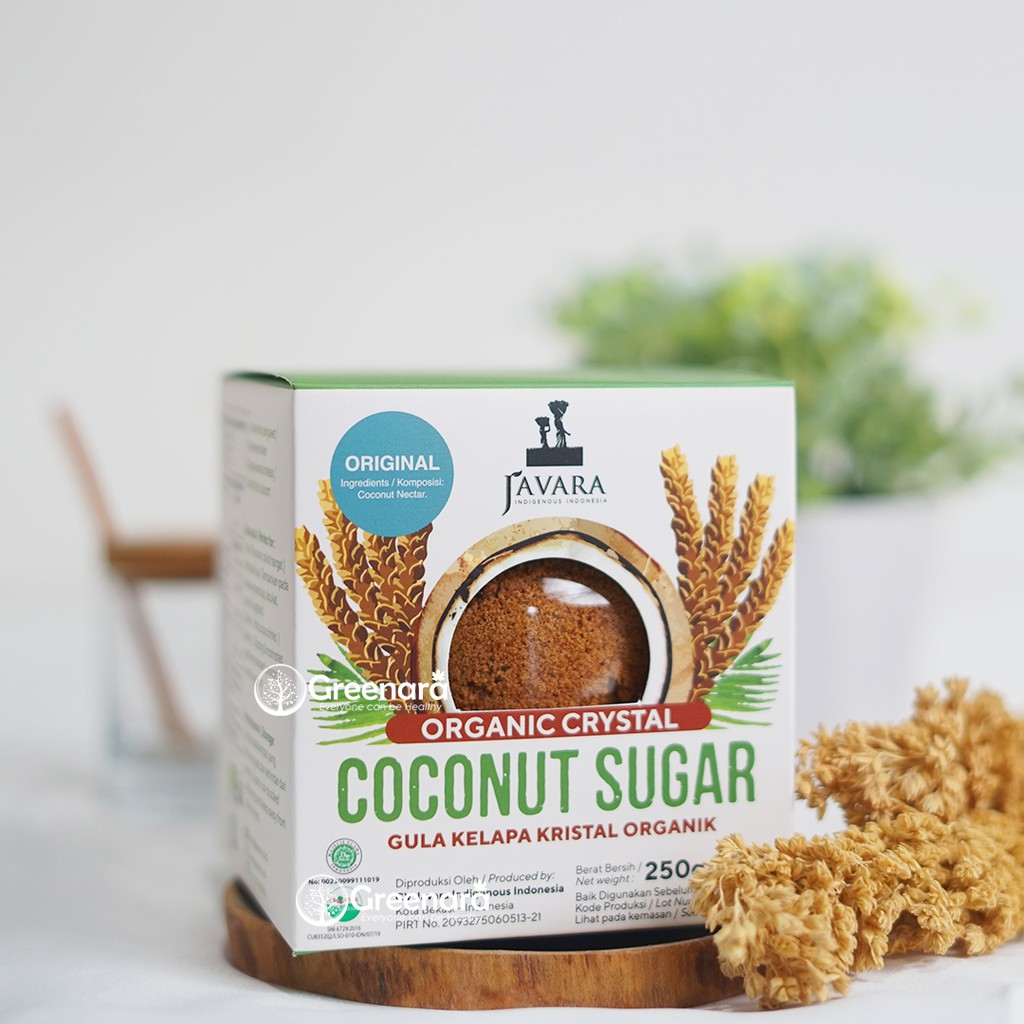 

Alsiha Sehat Alami Organik JAVARA Original Coconut Organic Crystal Sugar / Gula Semut Organik