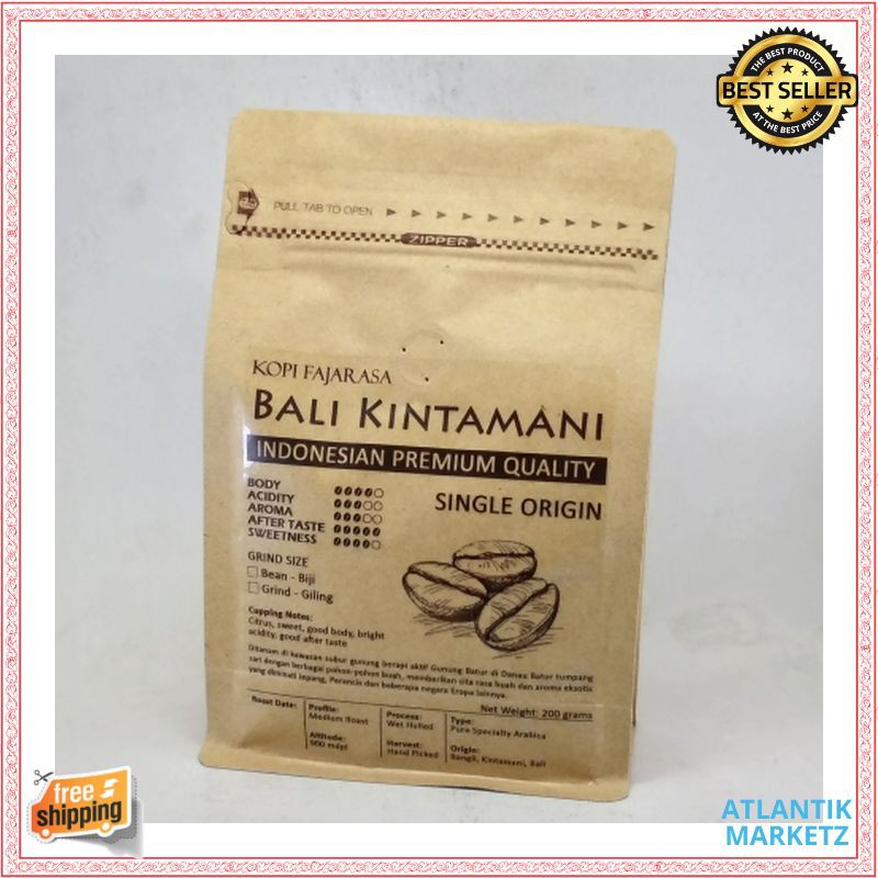 

Kopi Fajarasa Bali Kintamani Biji Kopi Arabica 200 gram